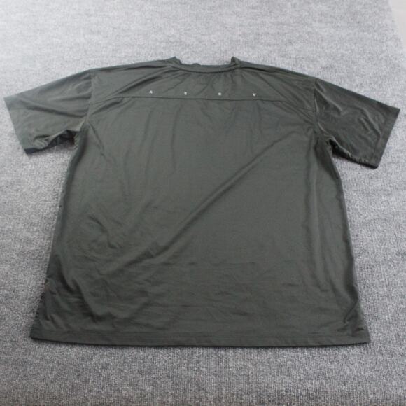 ASRV Shirt Mens Large AeroSilver Oversized Tee Only Those Who Risk Are Free Grey - Picture 4 of 10